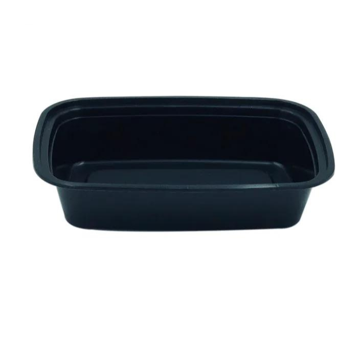 KY-32B 32oz Rectangular Microwavable Container with Lid - 150/Case - Image 5
